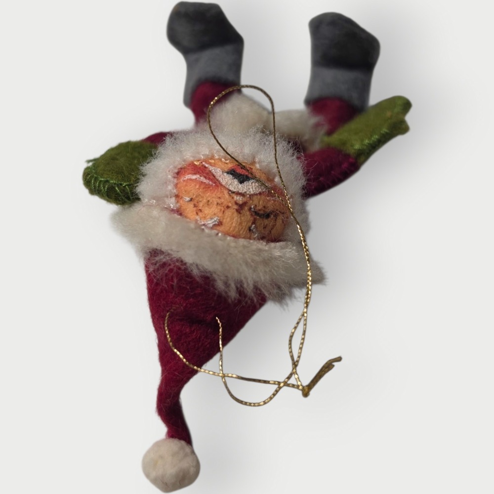 Vintage 1983 Annalee Mobilitee Santa Claus Ornnament Small - Picture 3 of 5